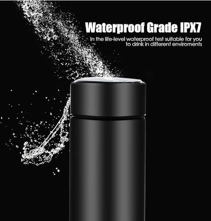 Vacuum Flask LED Temperature Display Water Bottle 500 ml